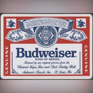 Vintage Budweiser Deck of Cards
